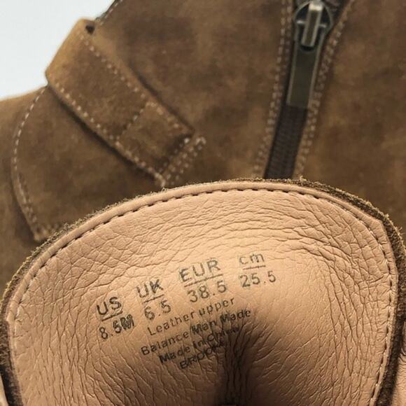 Franco Sarto  Womens Cognac Brooke Wedge Ankle Bootie - Picture 11 of 16